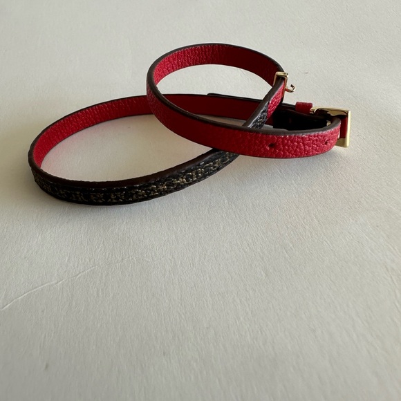 Carolina Herrera Double Wrap Around Leather
Bracelet - Picture 2 of 10
